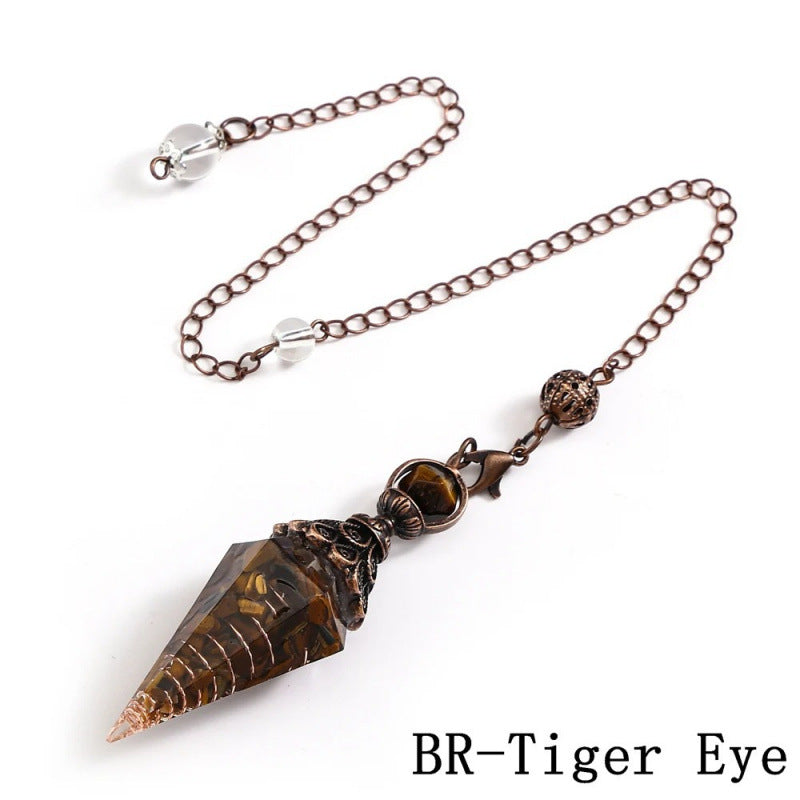 Wholesale Amethyst Crystal Hexagon Pendant Ancient Silver for DIY Jewelry Making Decorative Gift