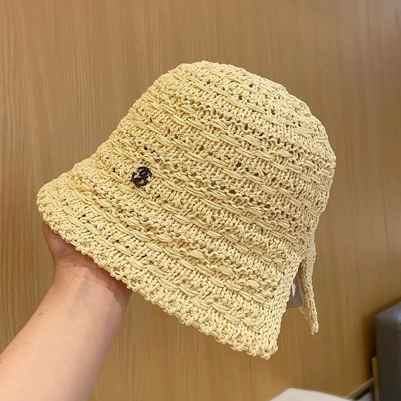 Wholesale Hollow Woven Fisherman Hat Bucket Hat