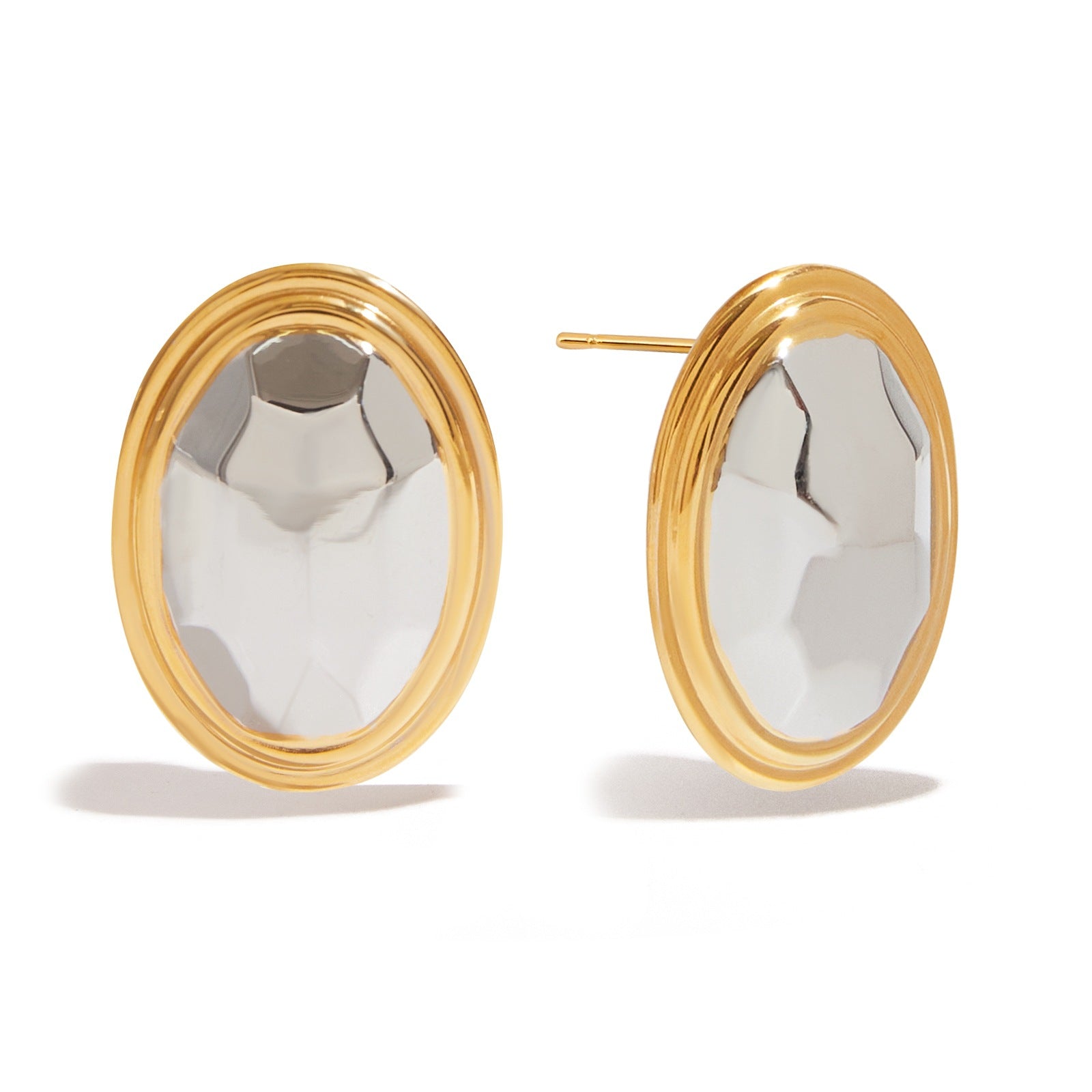Wholesale  Light Luxury  18K Gold Stainless Steel Earrings