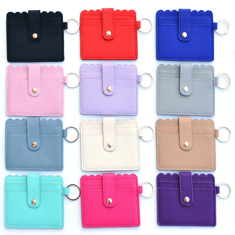 Wholesale PU Leather Card Holder Wallet Leopard Print Urban Style For Women Students Everyday Use