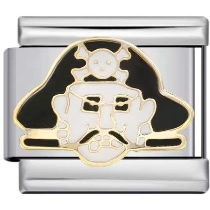 Wholesale 2pcs 9mm Italian Charm Starter Bracelets DIY square Single Section Creative Stainless Steel Composable Bracelet