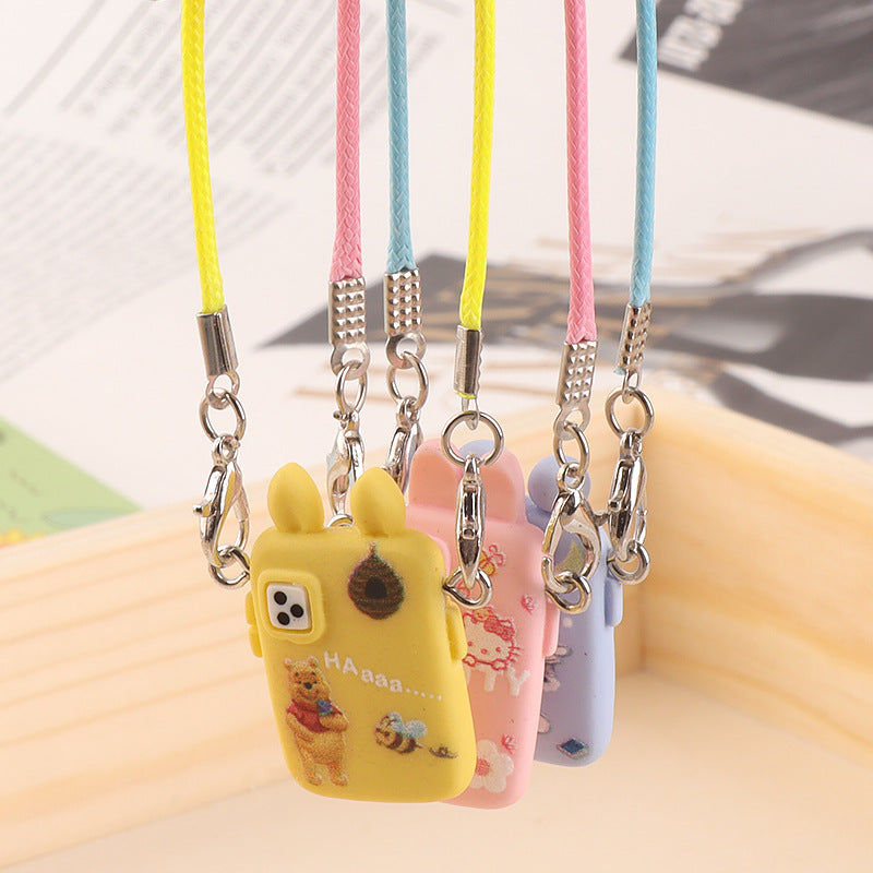 Wholesale Cute cartoon mini mobile phone pendant doll accessories