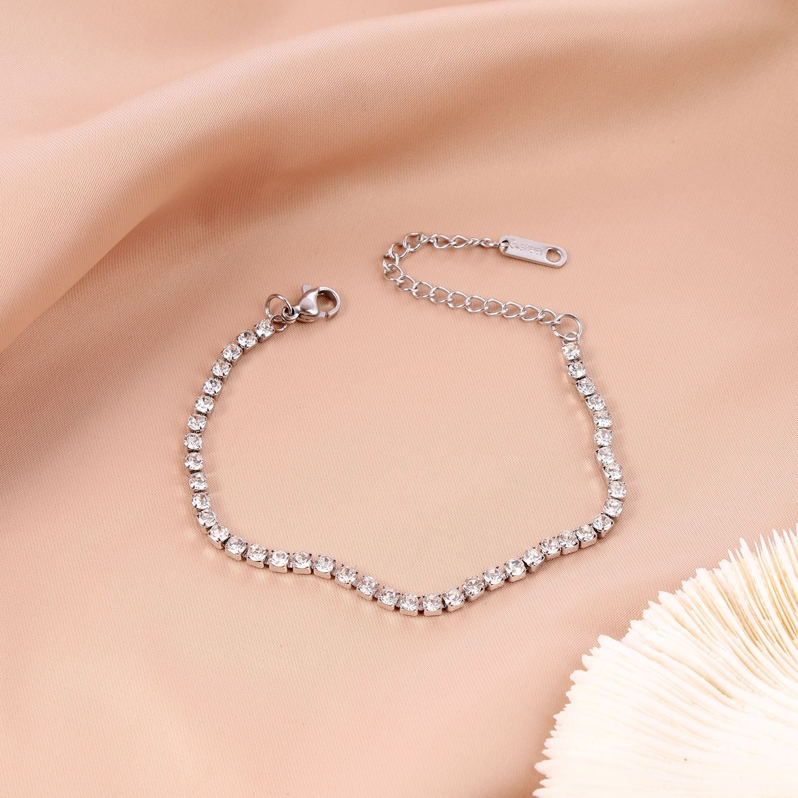 Wholesale Stainless Steel Bracelets Diamond Bracelet ACC-BT-ZiRui002