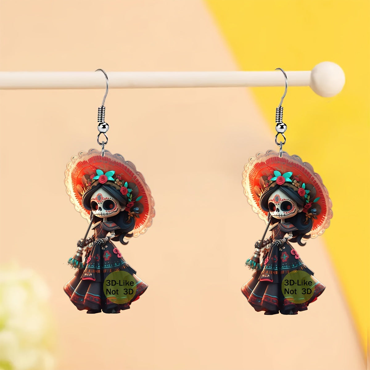 Wholesale  Gothic Punk Acrylic Halloween Earrings