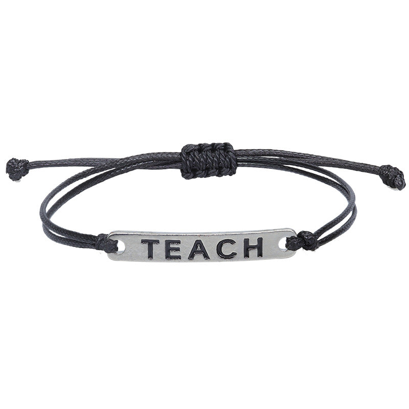 Wholesale  nurse ECG woven bracelet stet