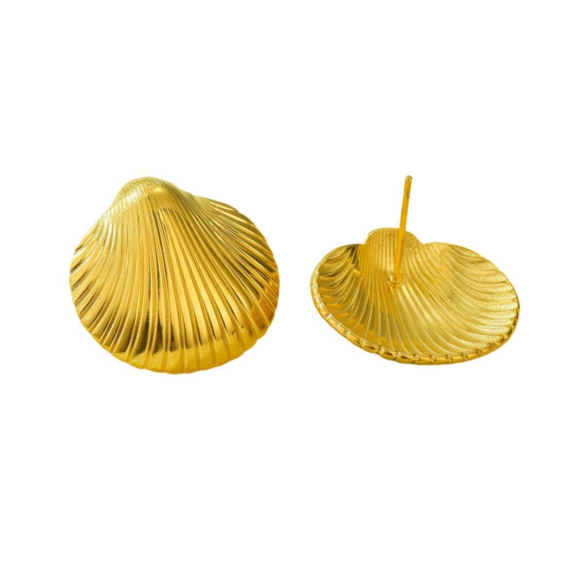 Wholesale  Metal Shell Series Stainless Steel Earrings