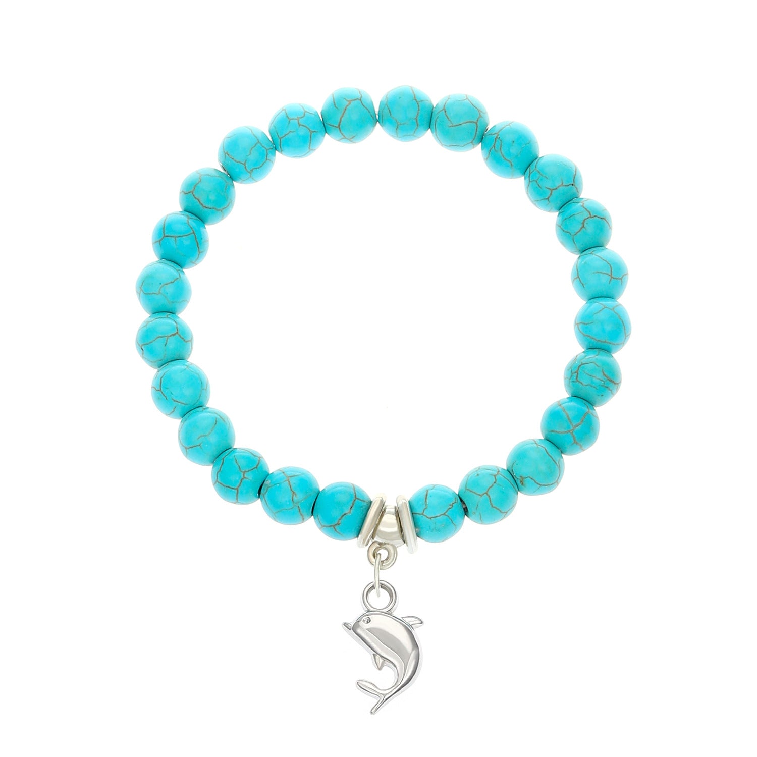 Wholesale Bohemian Turquoise Bead Bracelet Cross Starfish Turtle Design Fashion Accessory Gift for Resale