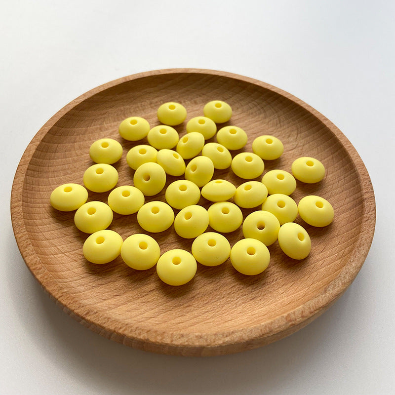 Wholesale 50PCS DIY Abacus Beads Silicone Small Beads 12MM