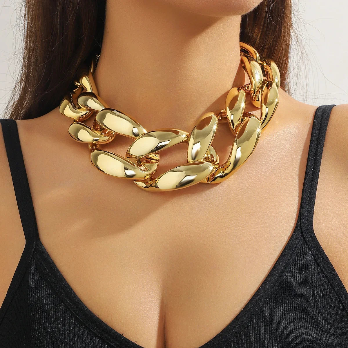 Wholesale  Acrylic Thick Chain Necklace