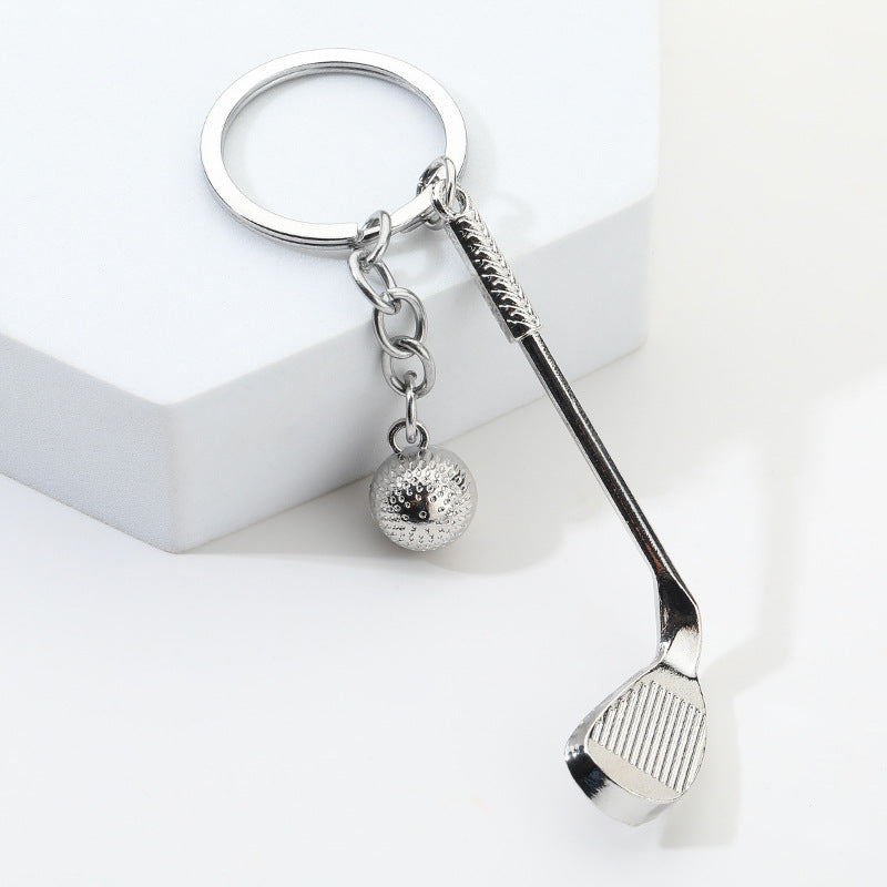 Wholesale  golf keychain pendant keychains