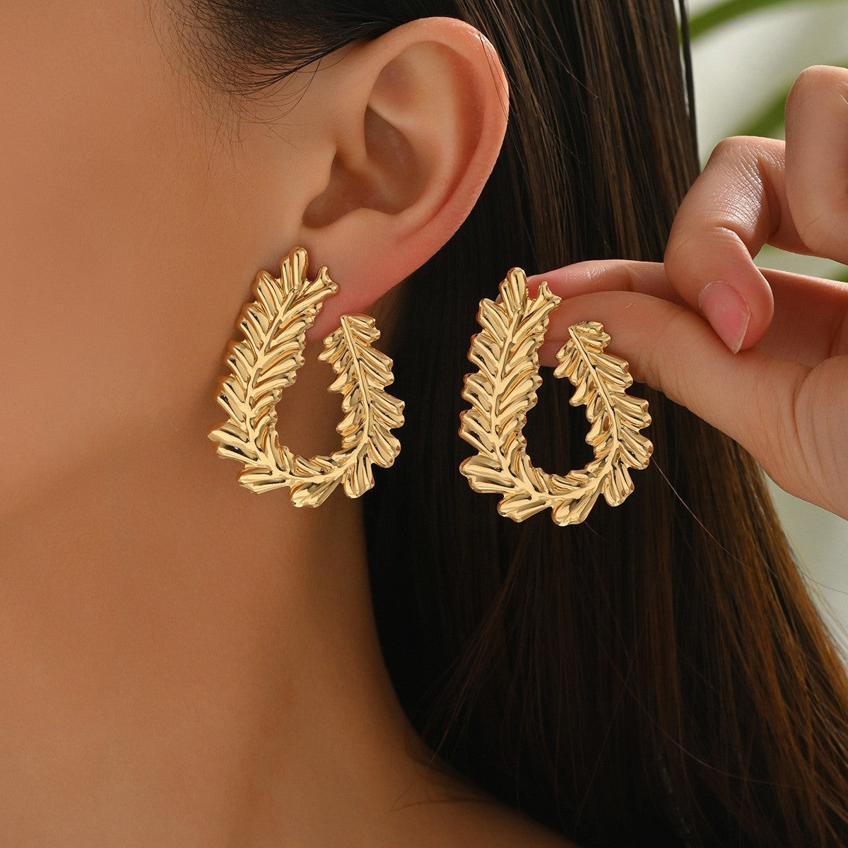 Wholesale Zinc Alloy Geometric Conch Starfish Stud Earrings for Women