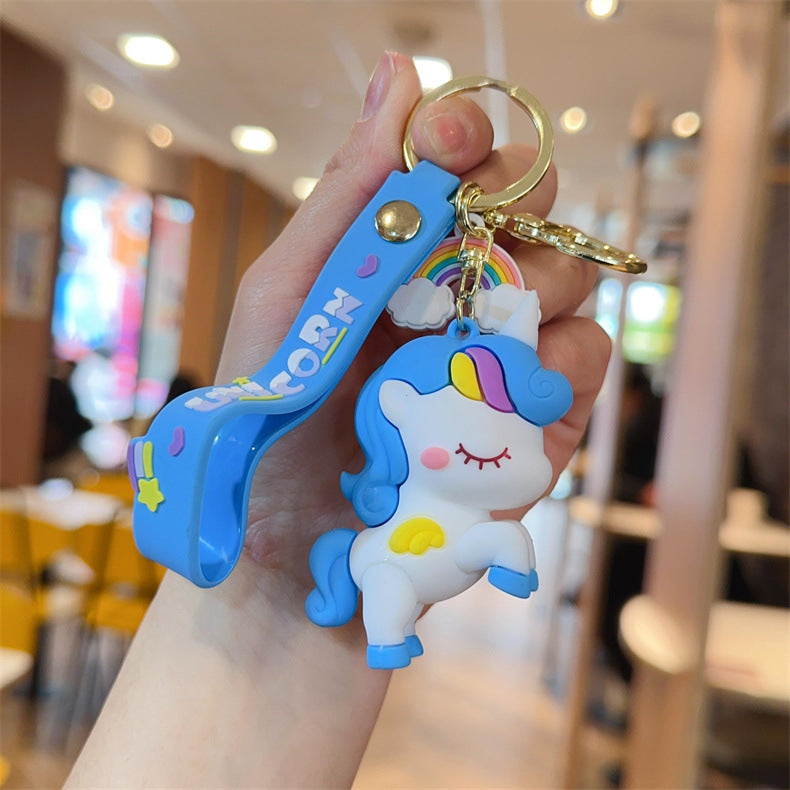 Wholesale Cartoon PVC Soft Glue Cute Keychain ACCVIP-KC-YueWei006