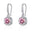Wholesale  moissanite earhook four claws moissanite round earrings
