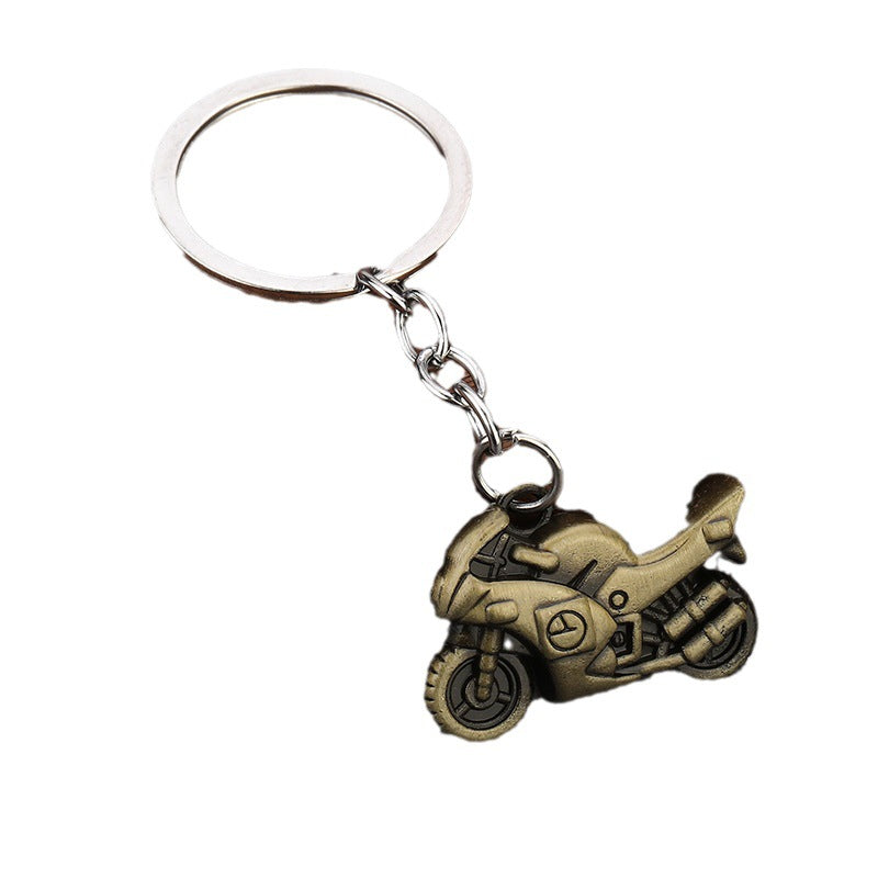 Wholesale  three-dimensional heavy motorcycle metal keychain