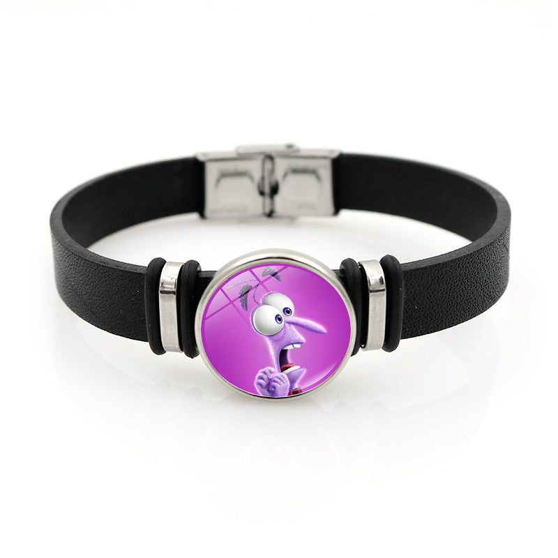 Wholesale Cartoon Cute Hand-woven Faux Leather Bracelet ACCVIP-BT-HengX003