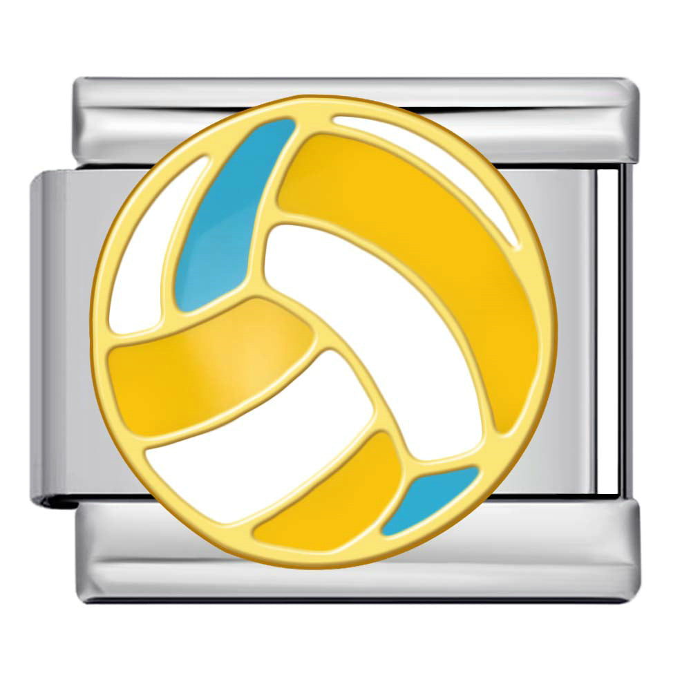 Wholesale 9mm Italian Charm Starter Bracelets DIY Ball Sports Stainless Steel Composable Bracelet