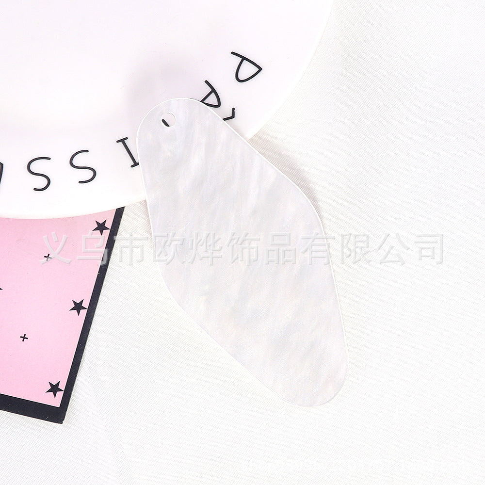 Wholesale 10PCS DIY Acrylic Letter Keychain/ Bookmark