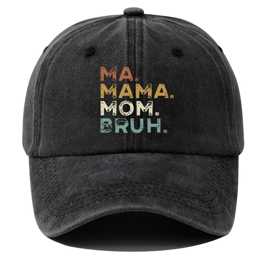 Wholesale Printed Letter Distressed Washed Cotton Retro Soft Top Baseball Cap Hat ACC-HT-BenDe004