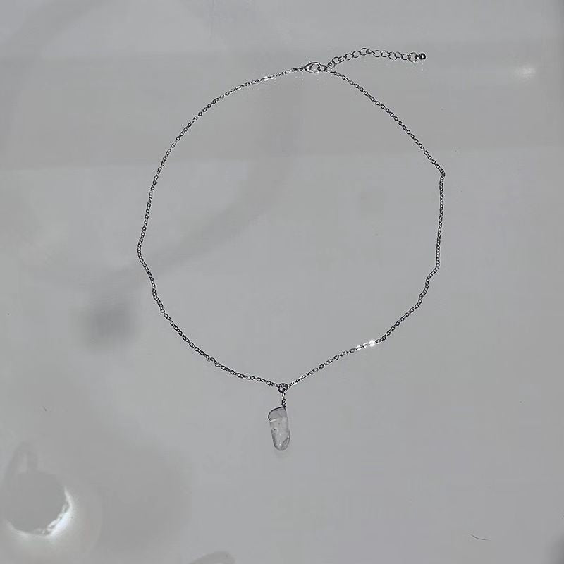 Wholesale Zinc Alloy Double-Layered Necklace with Bird and Stone Design,  Fashion Accessory for Everyday Wear