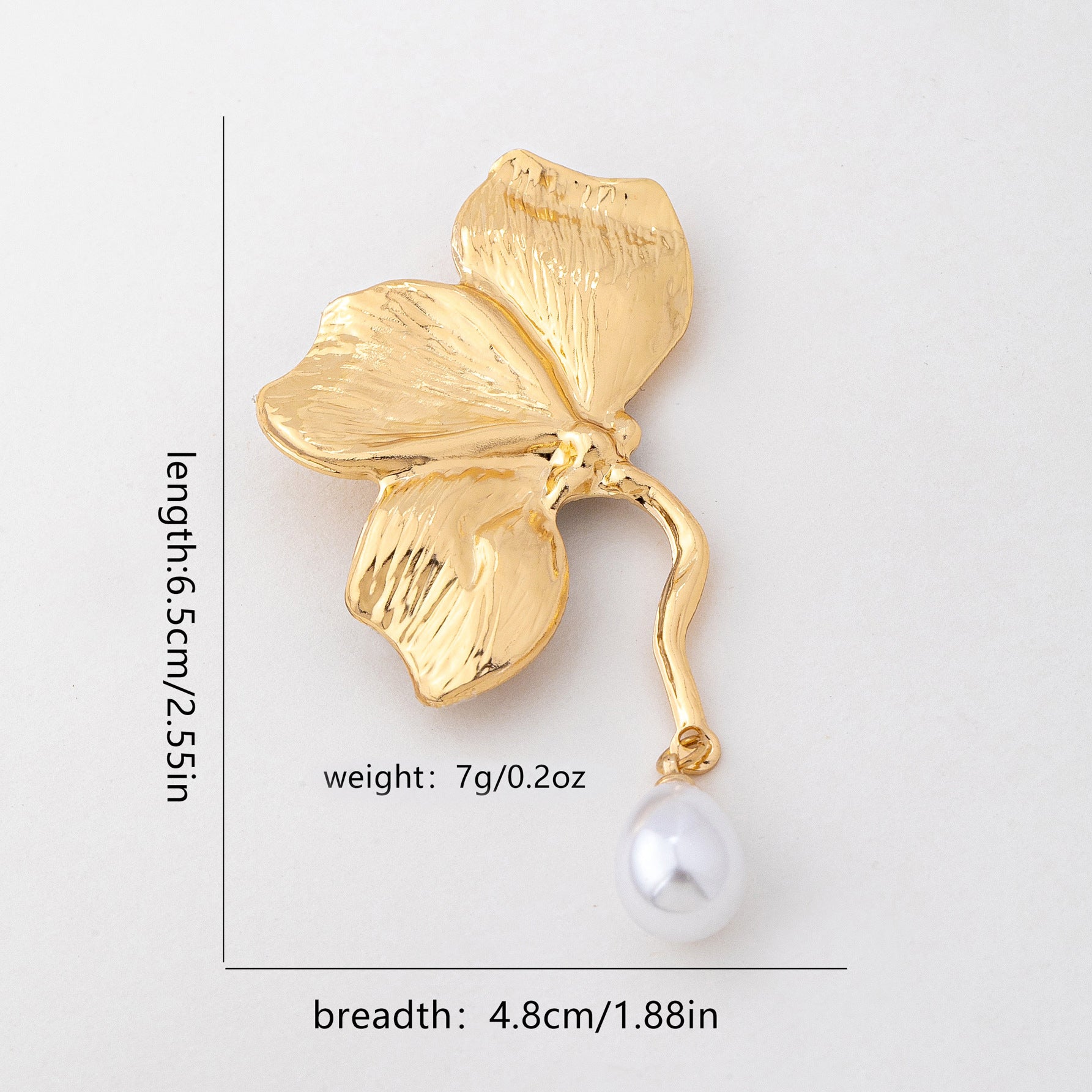 Wholesale Vintage Gold Ginkgo Leaf Pearl Brooch Women S Chic Lapel Pin Boutique Resale