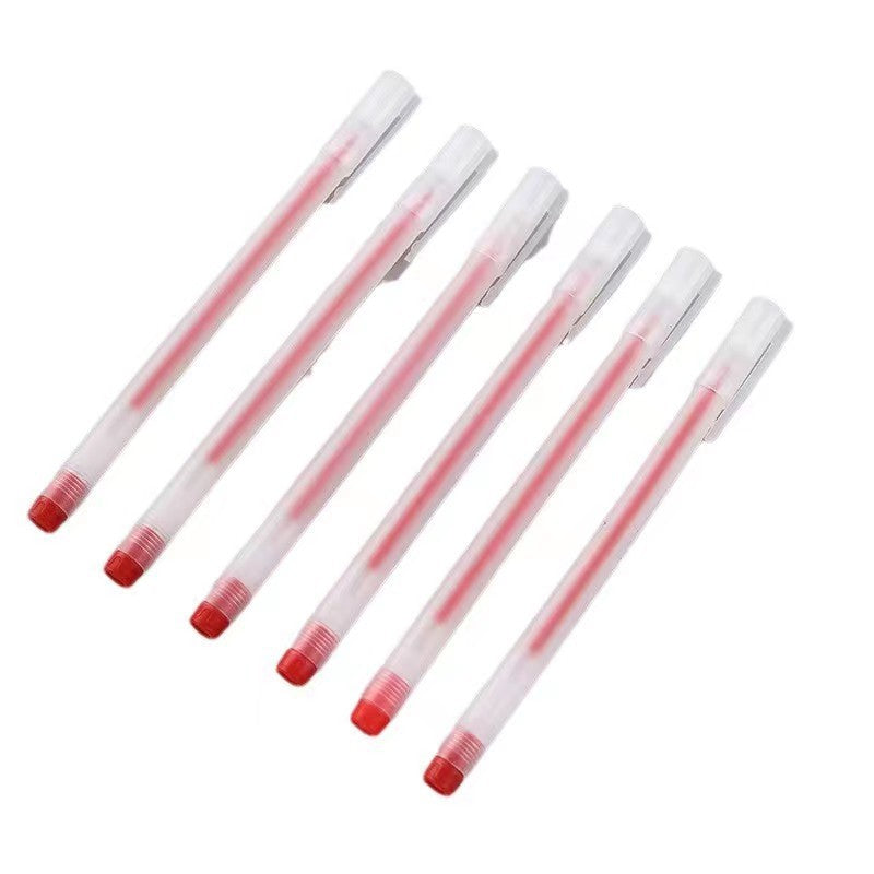 Wholesale transparent frosted gel pen 0.5 full needle ballpoint pen