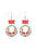 Wholesale Christmas Party Cute Snowman Christmas Tree Cartoon Wooden Earrings