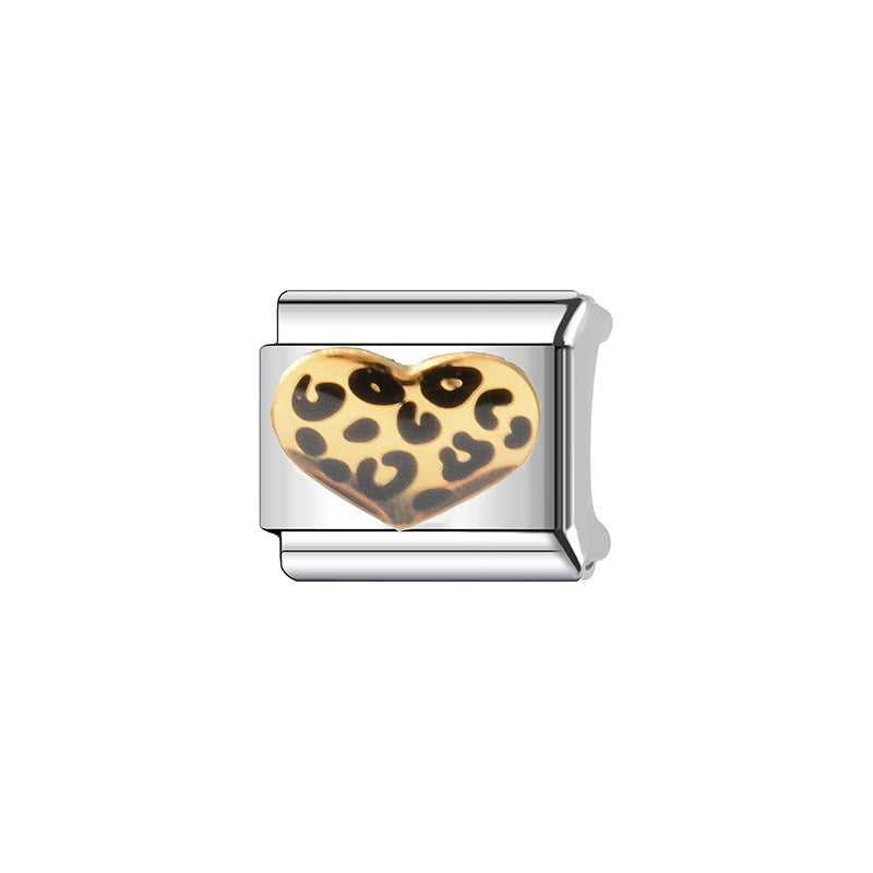 Bracelet de charme italien en gros 9 mm DIY Splicing Love Bracelet composable en acier inoxydable