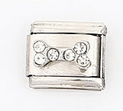 Wholesale Stylish Italian Style Dog Paw Modular Bracelet Stainless Steel Electroplated Fashion Accessory For Gift And Resale