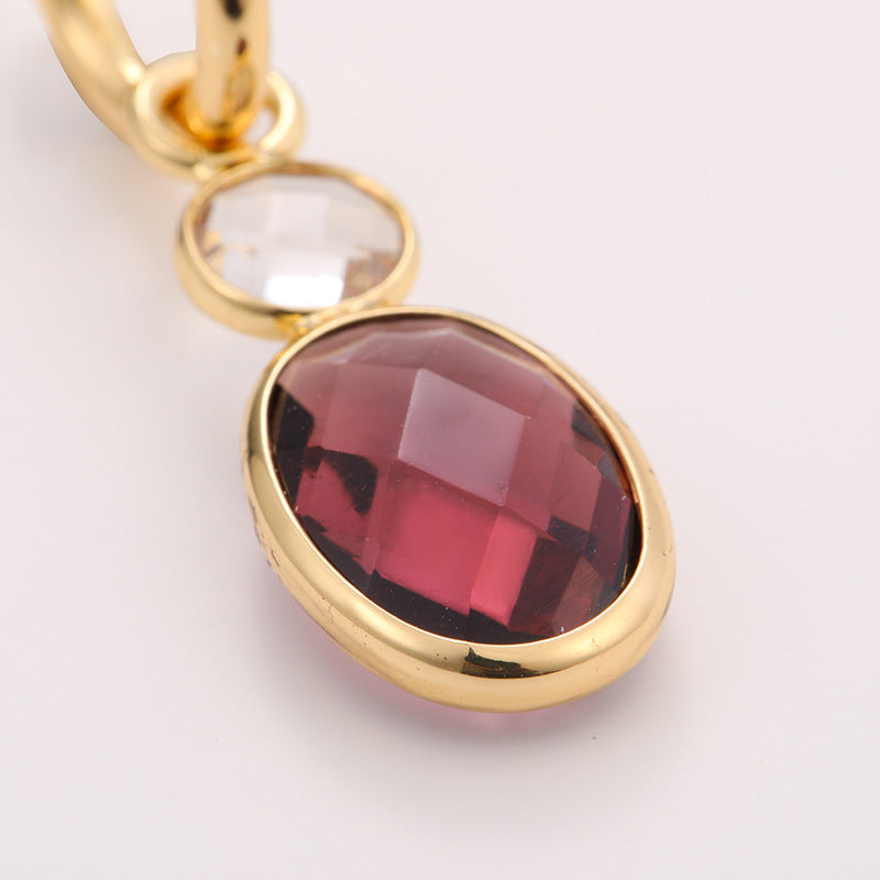 Wholesale Faceted Colorful Crystal Earrings