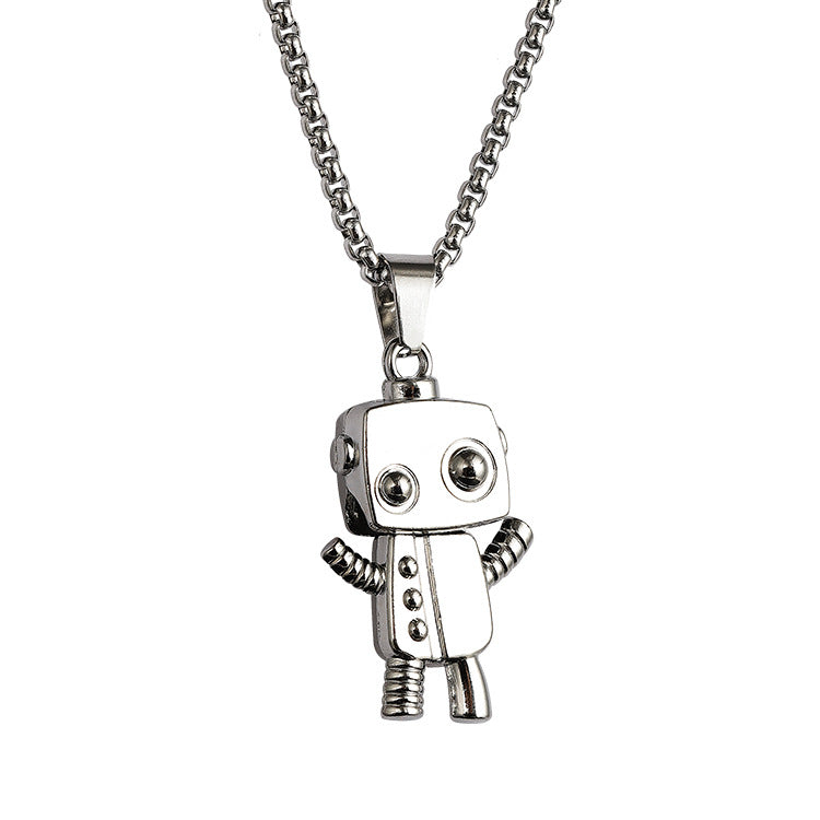Wholesale Titanium Steel obot pendant necklace