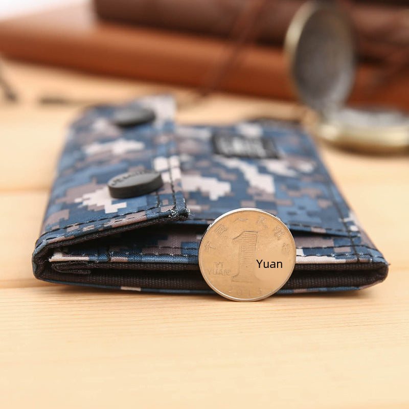 Wholesale Camouflage Casual Sports Canvas Wallet Bag