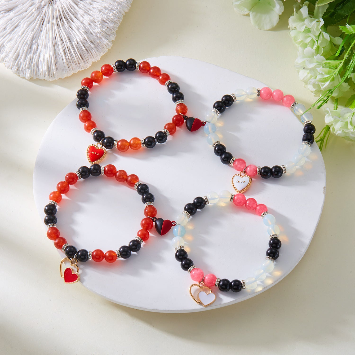 Wholesale  Versatile Valentine's Day Love Magnetic Couple Bracelet