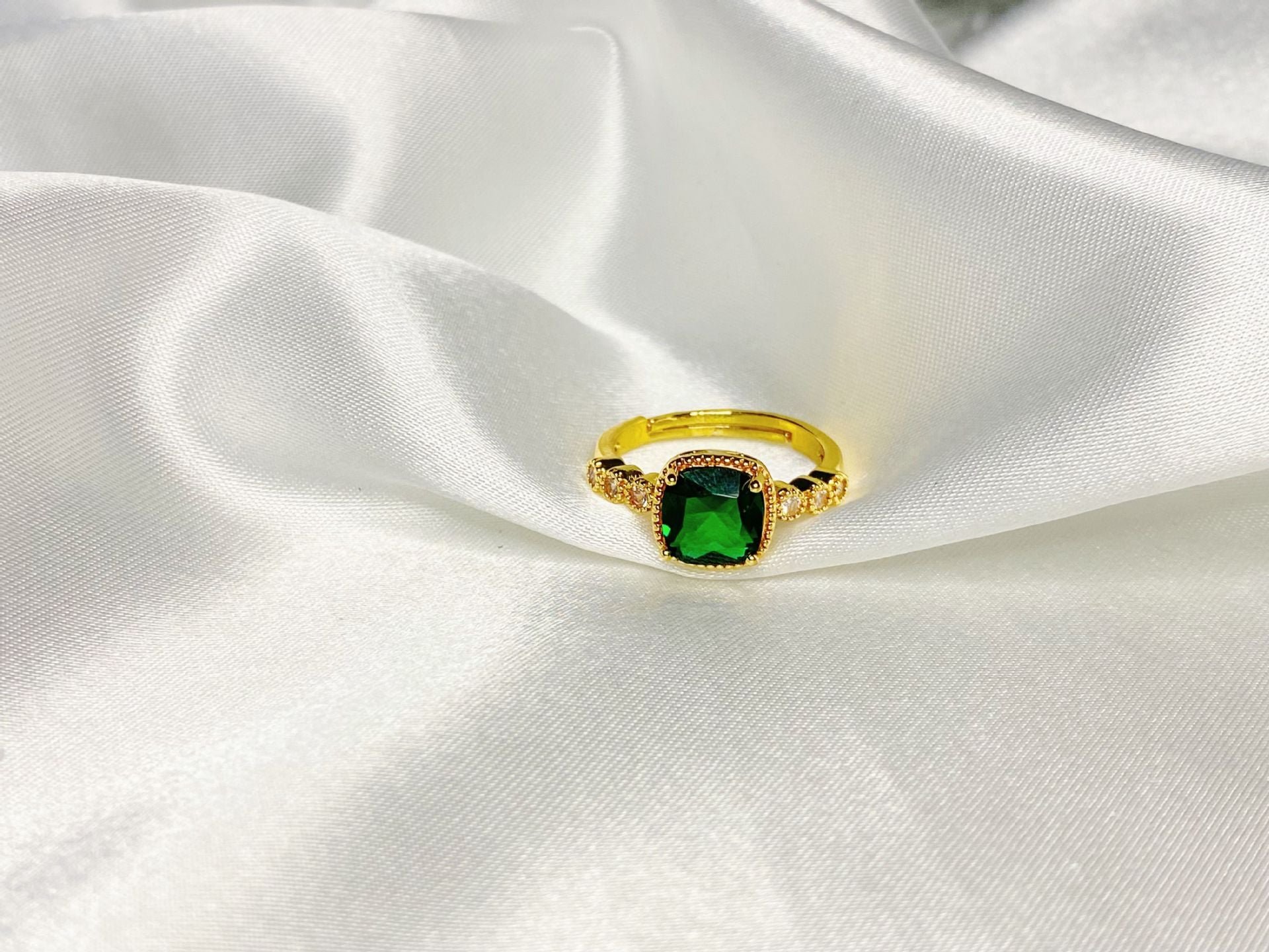 Wholesale Small Pearl Stretchable Adjustable Soft Chain Ring ACC-RS-Hanxi001