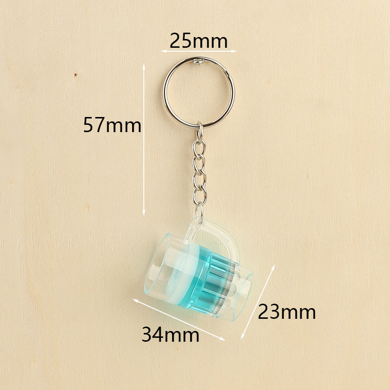 Wholesale  Beer Keychain Stereo Draft Beer Keychains