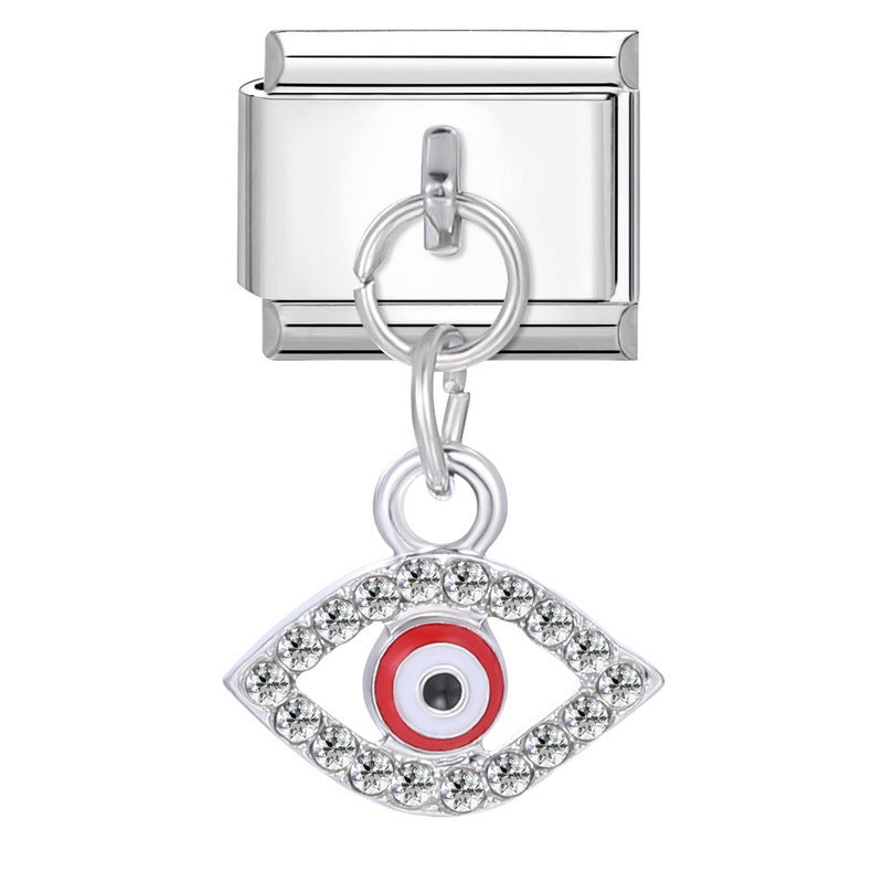 Wholesale Italian Beaded Bracelet 9mm DIY Splicing Removable Stainless Steel Combinable Bracelet