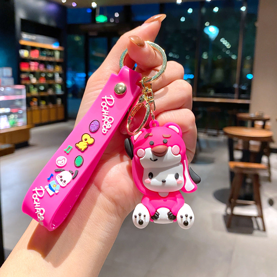Wholesale Cartoon PVC Soft Glue Cute Keychain ACCVIP-KC-GongZ029
