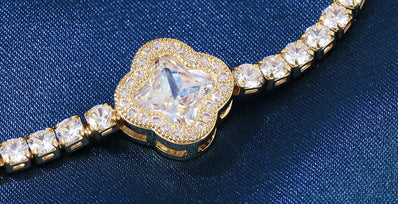 Wholesale  Creative Bracelet Simple Copper Zircon Bracelet