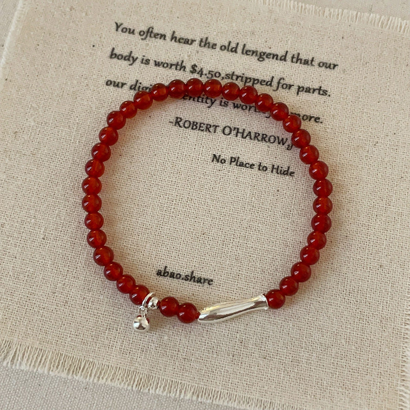 Wholesale Koi Red Agate Beaded Bracelet