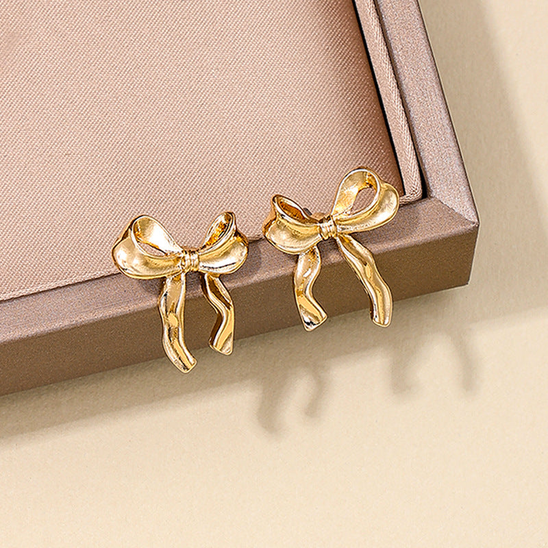 Wholesale Alloy Bow Creative Earrings