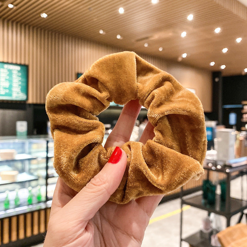 Wholesale Gold Velvet Plush Hair Band ACC-HS-Huidi025