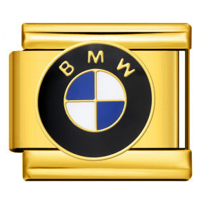 Wholesale Italian Charm Bracelet 9mm DIY Car Logo Series   Creative Stainless Steel Composable Bracelet