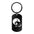 Wholesale  horror black stainless steel cartoon lettering keychain