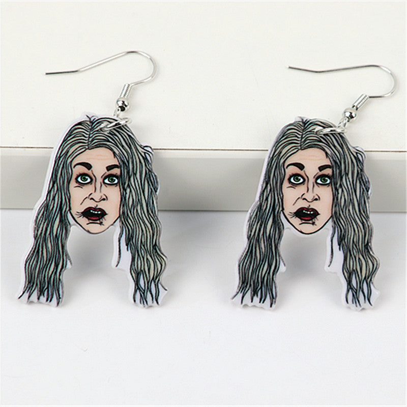 Wholesale Halloween Horror Movie  Series Acrylic  Earrings