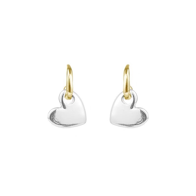 Wholesale  Love Simple Earrings  Stitching Small Earrings