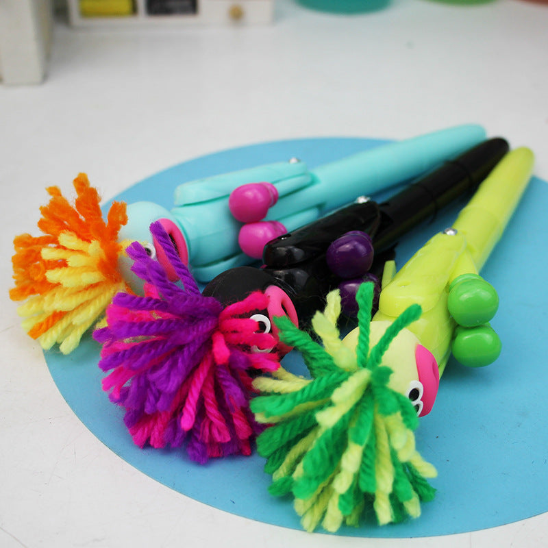 Wholesale Fun Funny Fried Mao Man Boxing Pen Cute Cartoon Pen