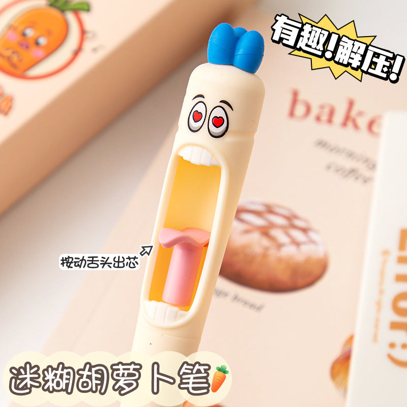 Wholesale Radish Press Gel Pen Creative Personality Modeling  Fun Decompression Press  Pen