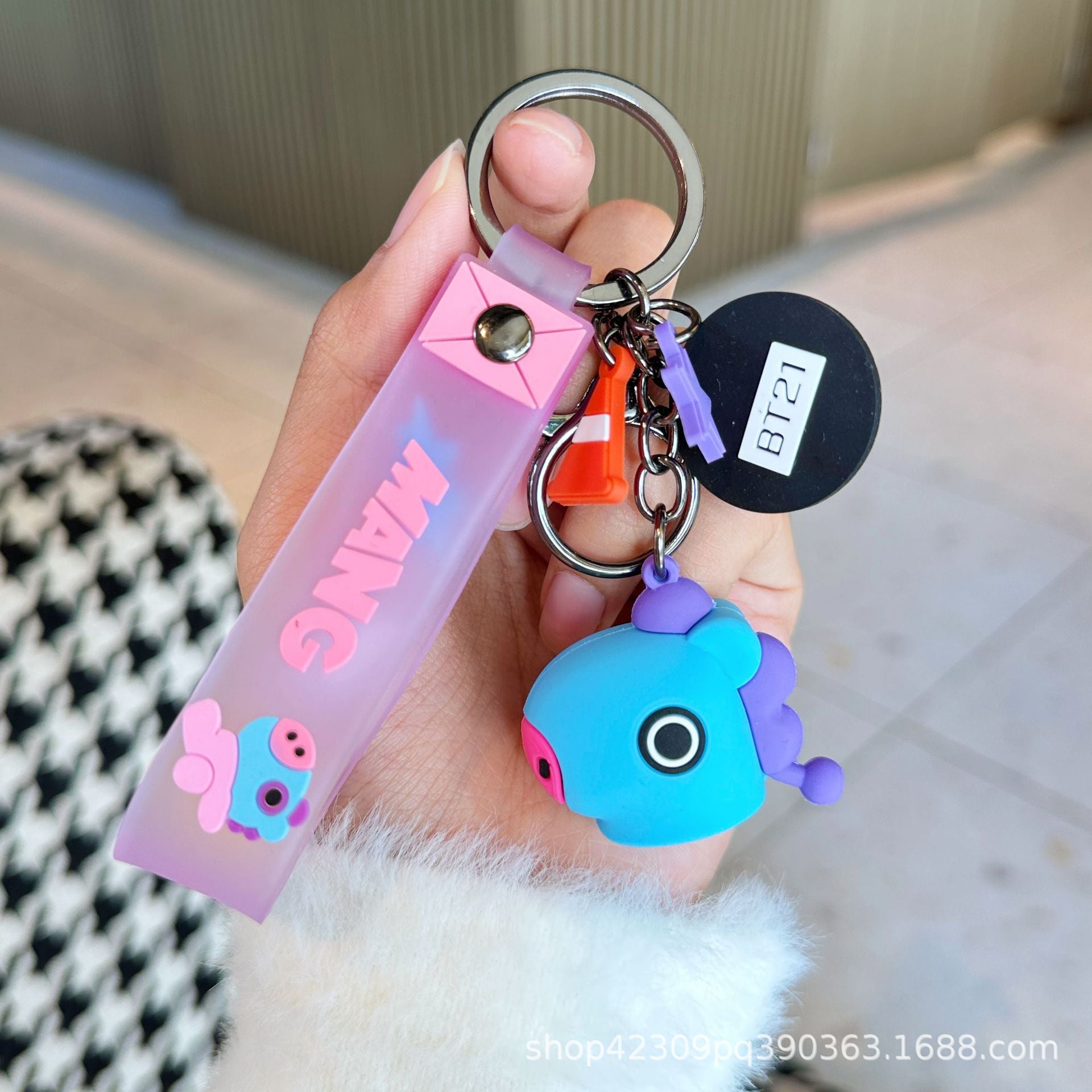 Wholesale Cartoon Cute PVC Keychain ACC-KC-WenChuan004