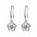 Wholesale S925 sterling silver moissanite plum blossom earrings