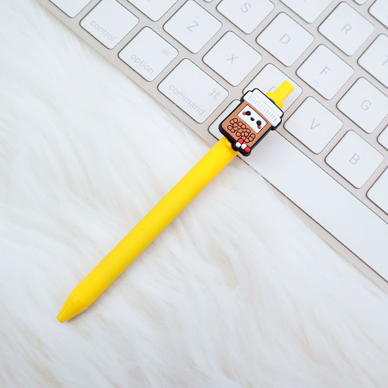 Wholesale  Cartoon PVC Creative Solid Color Doctor Medical 0.5 Pen Press Gel Pen