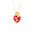 Wholesale love rose gothic flower heart shaped Valentine's Day clavicle necklace